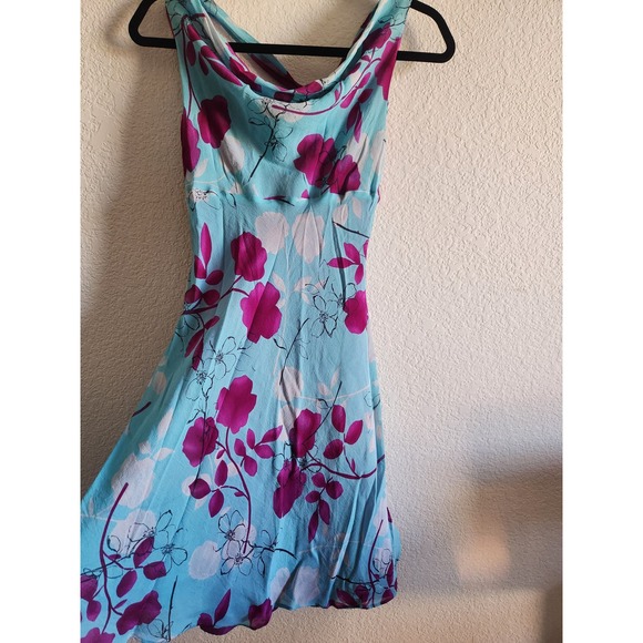 Y2k Donna Ricco New York Floral Mid Length Dress 6p - Picture 2 of 9